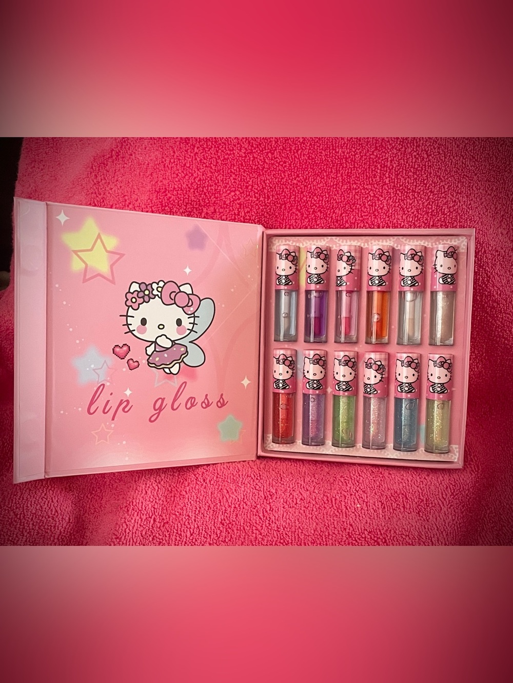 Hello Kitty Glitter 12 Lip Gloss Set